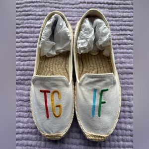 GUC Soludos TGIF Espadrilles, Size 9